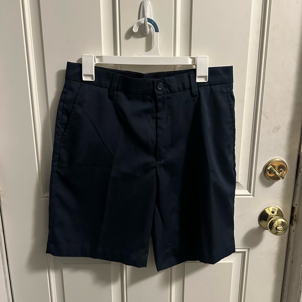 Amazon Essentials Men's Dark Blue Flat Front Shorts